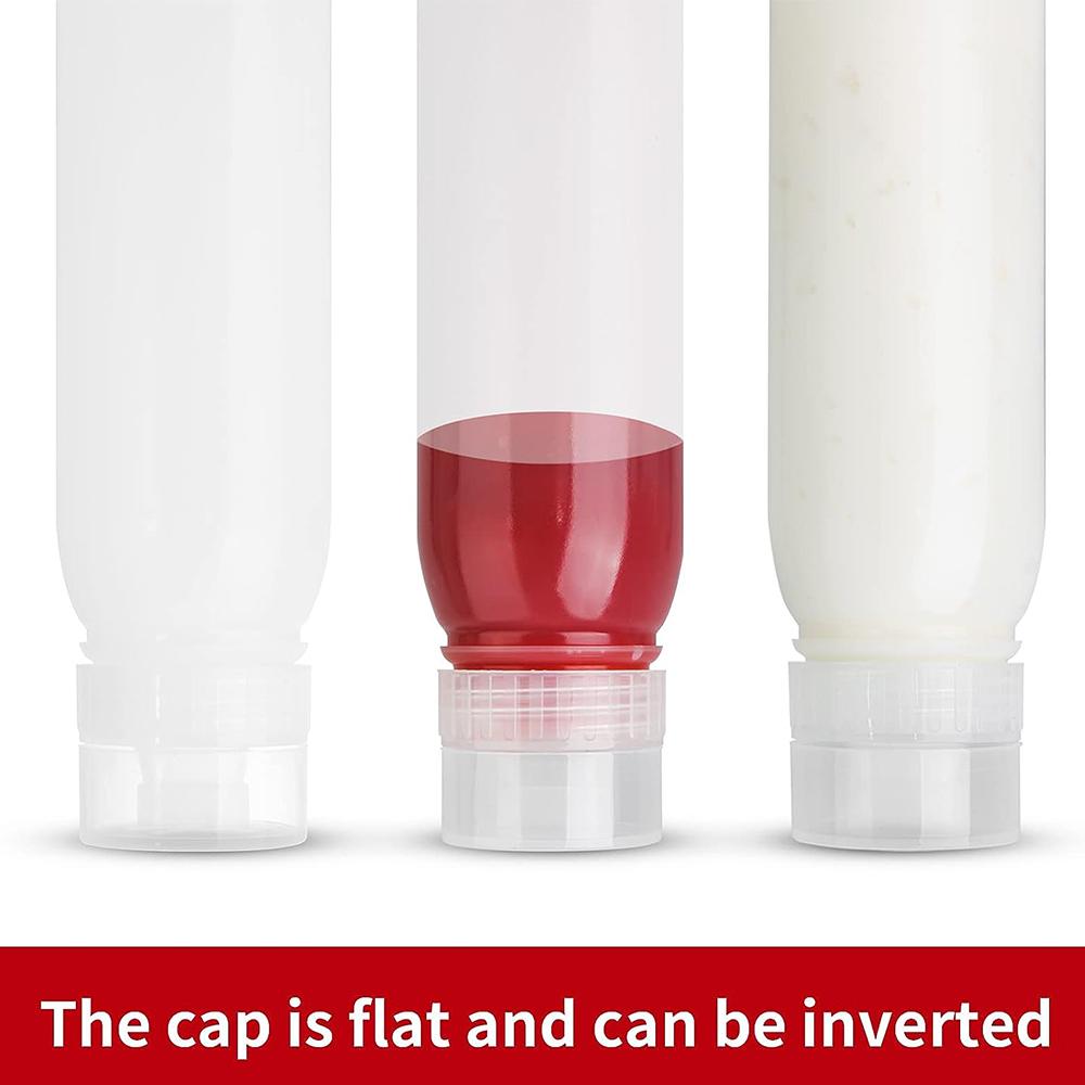3Pcs 380ML Porous Condiment Squeeze Bottles for Ketchup, Salad, BBQ Sauce, Oil