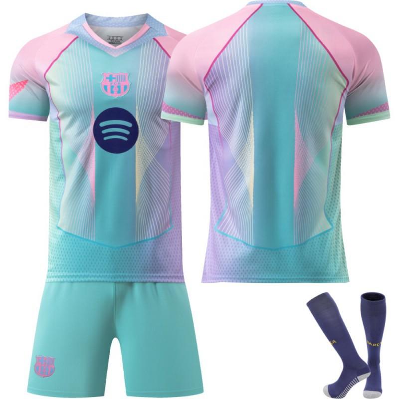 2526 Blue Edition Football Jersey No. 19 Yamal 9 Levan 8 Pedri 10 Set