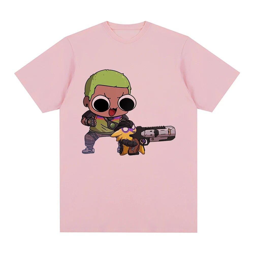 Valorant Gekko T Shirt Unisex/Women Harajuku Streetwear Graphic Kawaii Tshirt Unisex Aesthetic Anime Cartoon Sand Cotton Tee Shirt