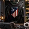 Wall Hanging Tapestry Atletico Madrid Print Cloth for Living Room Bedroom Home Decor