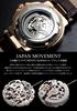 Salvatore Marra [Salvatore Marra] Wristwatch, Black, Automatic, Skeleton, Business, Formal, Men's