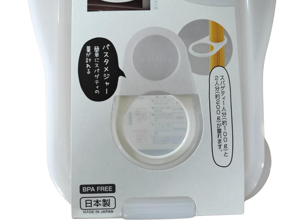 Inomata Chemical Microwave Pasta Clear White 1714