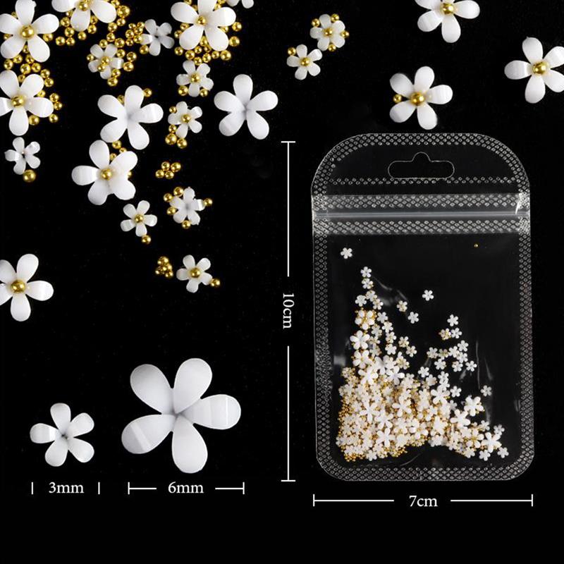Acrylic Flower Nail Art Decoration Manicure Accessories Nail Design