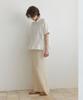 Okuka Oversized Frill Short Sleeve Shirt - White