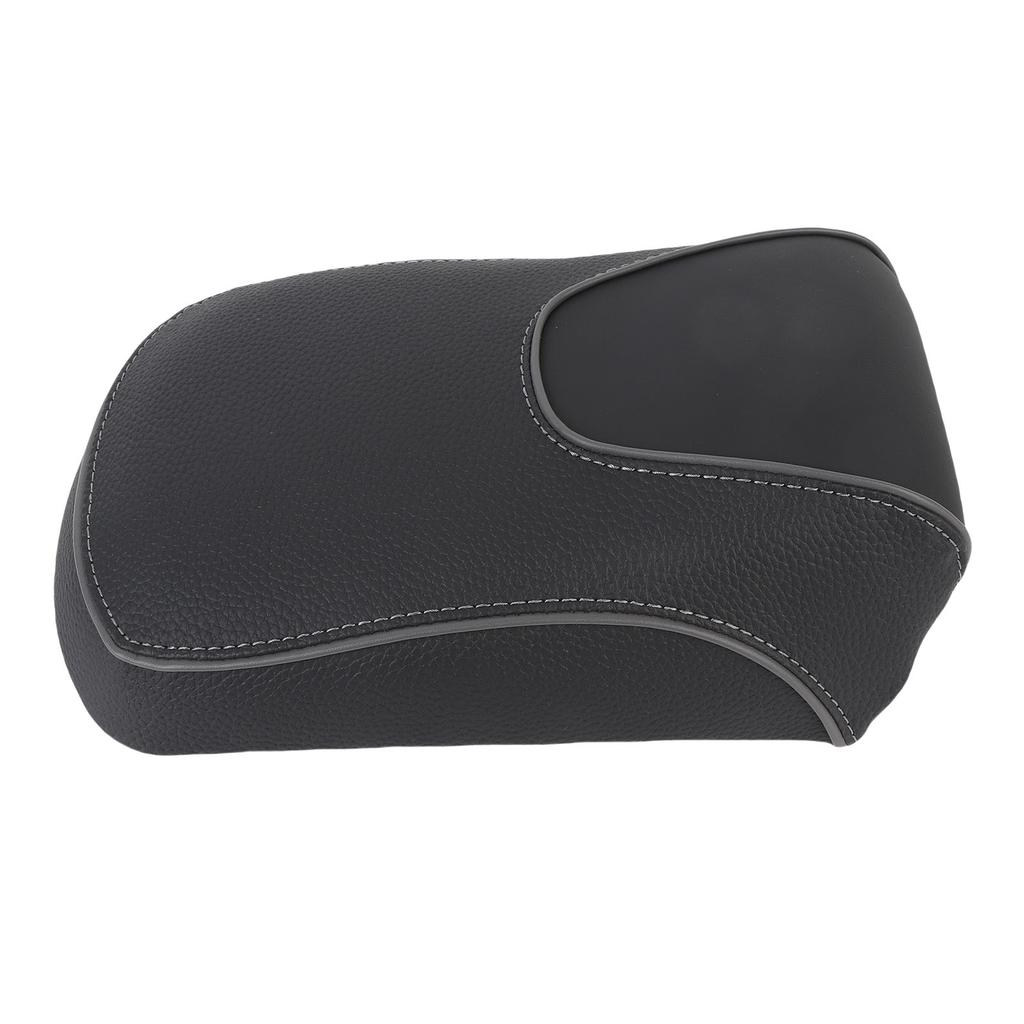 Motorcycle Passenger Seat Cushion PU Leather Ergonomic Rear Seat Pillion Pad Replacement for Indian Scout Sixty Bobber