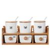 HUALEAI Ceramic Seasoning Jar Set