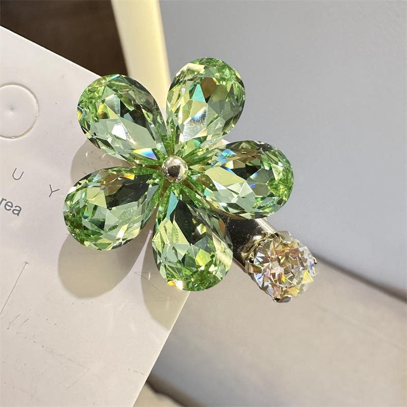 Clip Headdress Korean Fashion Rhinestone Sweet Small Bangs Side Hairpin Hair Accessories Girl Top Clip