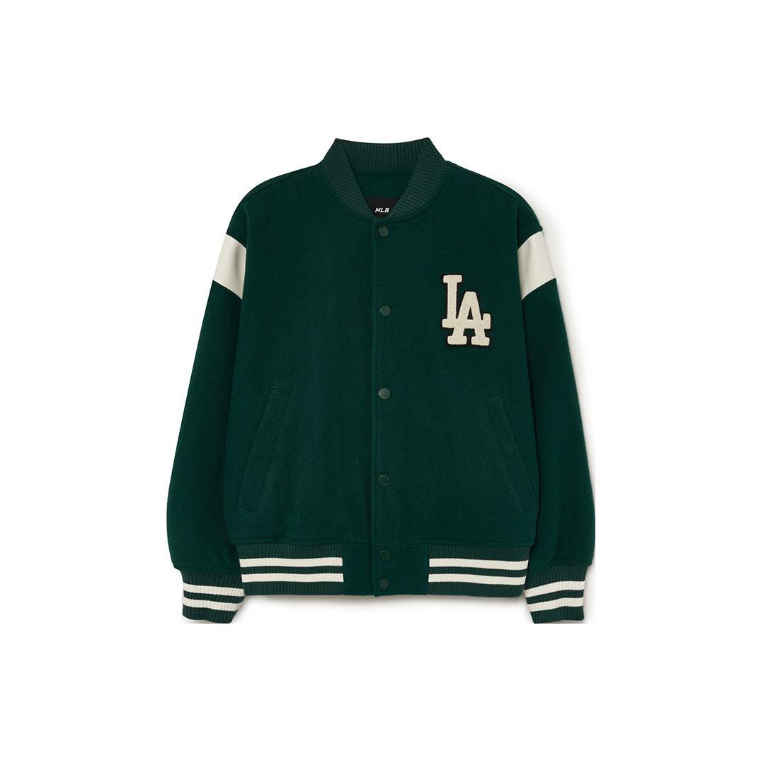 

New MLB College Style Series Baseball Jacket Unisex Dark Green 3AJPV0934-07GND L