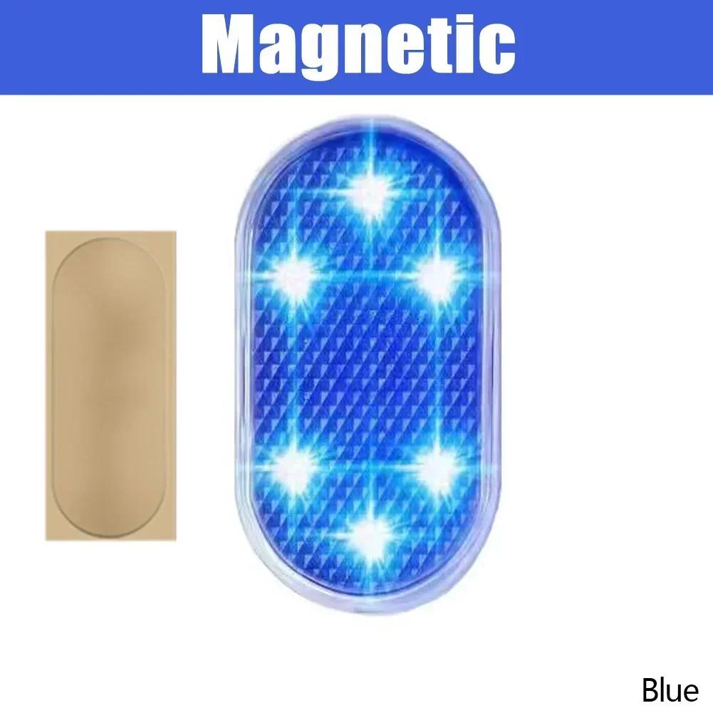 Wireless Car LED Touch Lights Magnetic Interior Light Auto Door Light Roof Ceiling Lamp Reading Lamp USB Rechargeable 5V