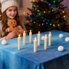 Battery Candles 6-Piece Electronic Decor Lights Flickering Flameless Candles for Halloween Wedding Christmas Home Outdoor Party