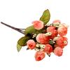 1 Stück 22 cm Künstliche Sternknospen Rosen Plastikblumen für Hochzeit Heimdekoration Heimdekorationszubehör