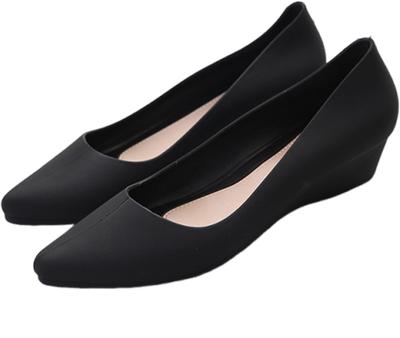 Neiman by Rain Comfortable and Solid Size Pumps, Soft, Color, Stress-Free, Women's, 24, Black, 5S-N12-BK38