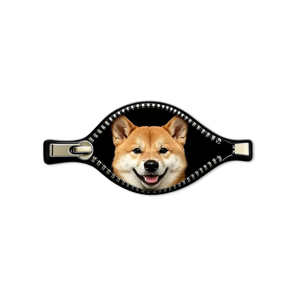 Adesivo Impermeabile per Auto da Cane Design Cerniera Decorazione Auto per Animali Adesivo per Auto da Cane Copri Graffi