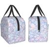 Ocean Mermaid Scales Insulated Lunch Bag for Women Leakproof Thermal Lunch Box for Girls Kids Cooler Bag Reusable Bento Tote Bag