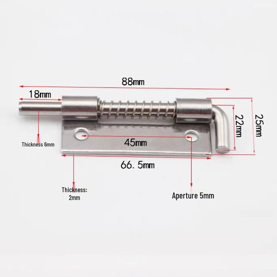 Spring Pin Removable Hinge E-HYGL60, E-HYGR60, E-H60, E-HYSR60