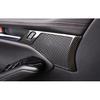 For Mazda 3 Axela 2019-2024 Carbon Fiber Steel Inner Door Handle Horn Frame Trim