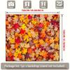 Colorful Autumn Maple Leaf Polyester Background Fabric, Suitable for Party Decoration, Gardens, Rooms, Homes, Clubs, and Farms.
