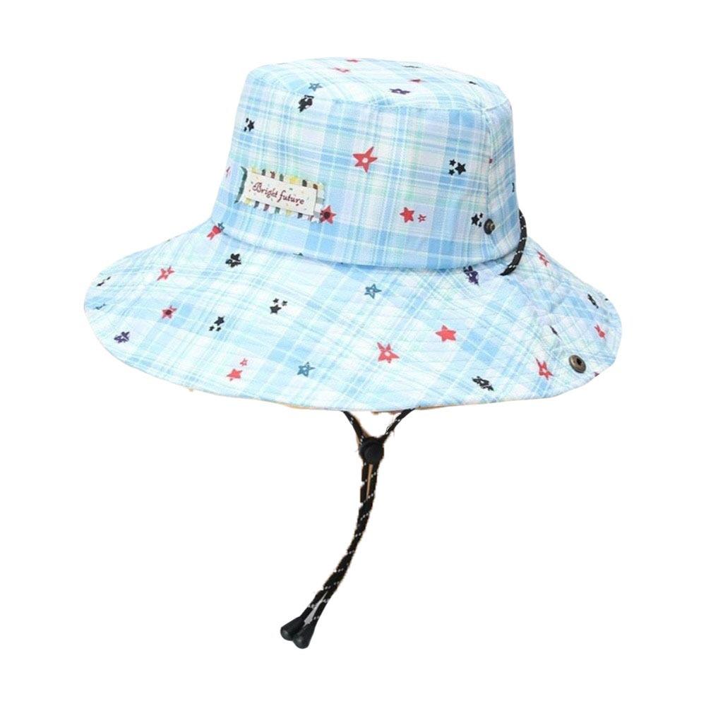 Sun Protection Plaid Fisherman Hat Wide Brim Sunscreen Bucket Hat Casual Women Sun Hat  Travel
