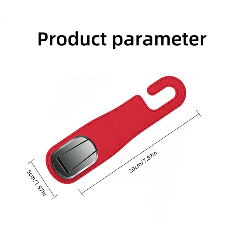 Car Seat Back Hook, Multifunctional Hidden Storage Hook, Suede Creative Hook