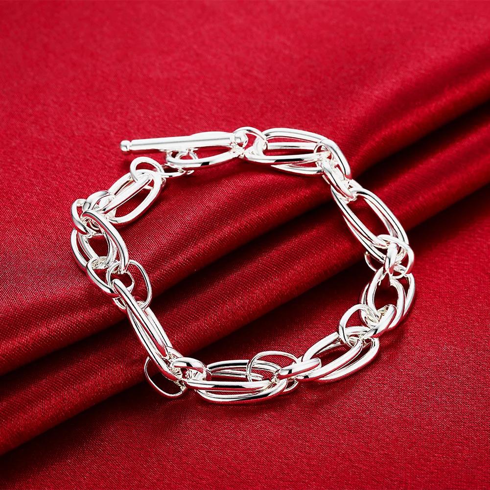 New Fine Creative Circle Chain Fashion Bracelet For Woman Trend Jewelry Wedding Party Lady Holiday Gifts