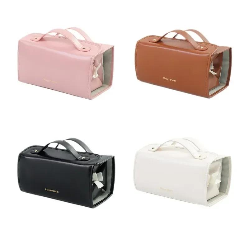 2026 New Detachable Folding Makeup Bag, Cross-border Large Capacity Storage Bag, Four in One Makeup Bag for Travel and Outings