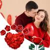 Floral Arrangement Accessories Handmade Satin Flower Petals Eternal Rose Petal Diy Bouquets for Wedding Anniversary Birthday