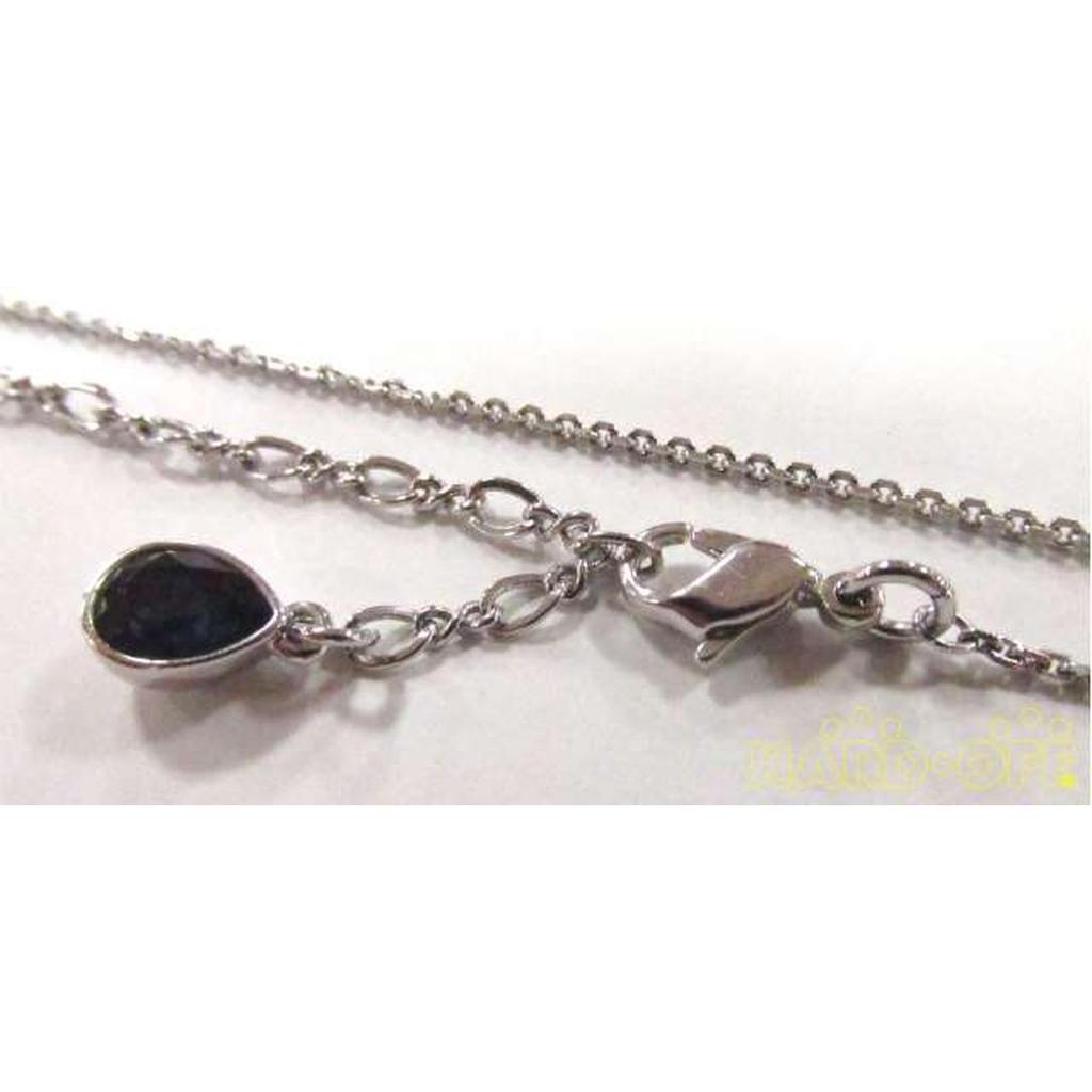 Used SWAROVSKI Swallow Motif Necklace with Stone
