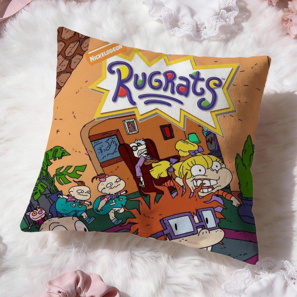 

Cartoon R-RugratsS Cushion Cover Premium Comfort Reversible Pillow Cove -Two in One Design for Any Room & Car Interior 30cmx30cm