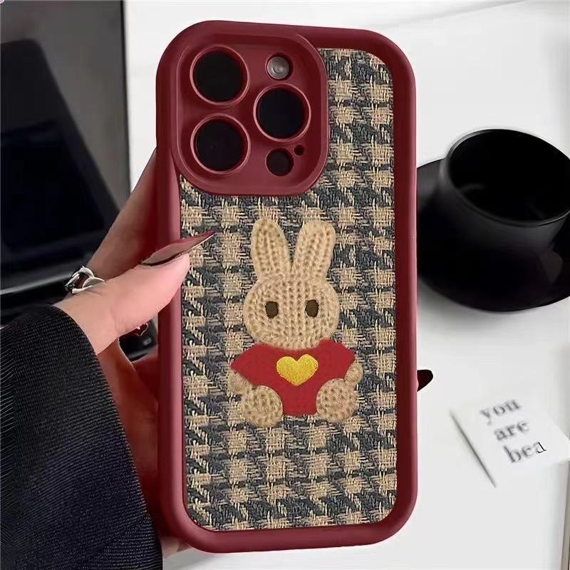 White Rabbit Is Suitable for Iphone16promax Mobile Phone Case Apple 15 Anti-drop 14pro/13 Cute 12 New Models