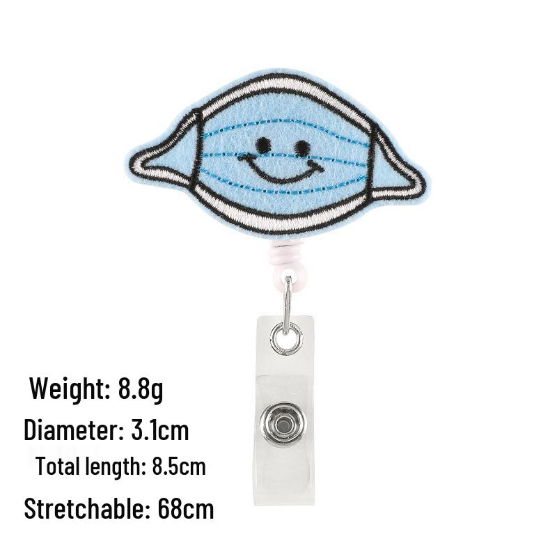 Embroidered ID Badge & Clothing Patch - Easy Pull Buckle for Doctors & Nurses