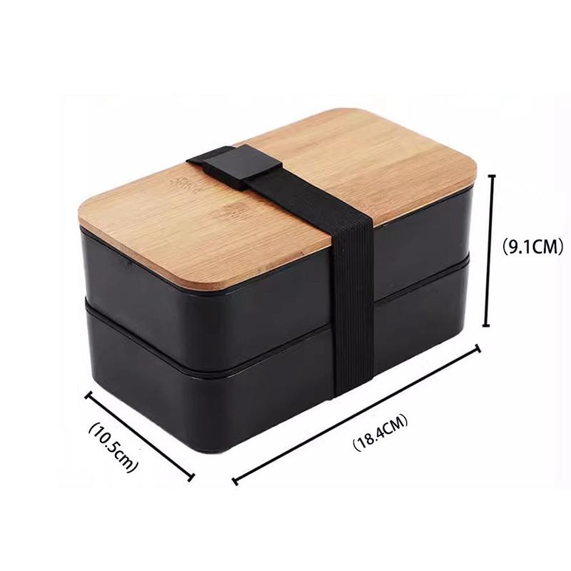 Přenosný stohovatelný bento box s izolovanou taškou, vhodný do mikrovlnné trouby, s přihrádkami, velkokapacitní bento box pro kancelářské pracovníky a studenty