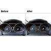 5Pcs Carbon Fiber Interior Speedometer Cover Trim For Ford Fiesta 2011-2015