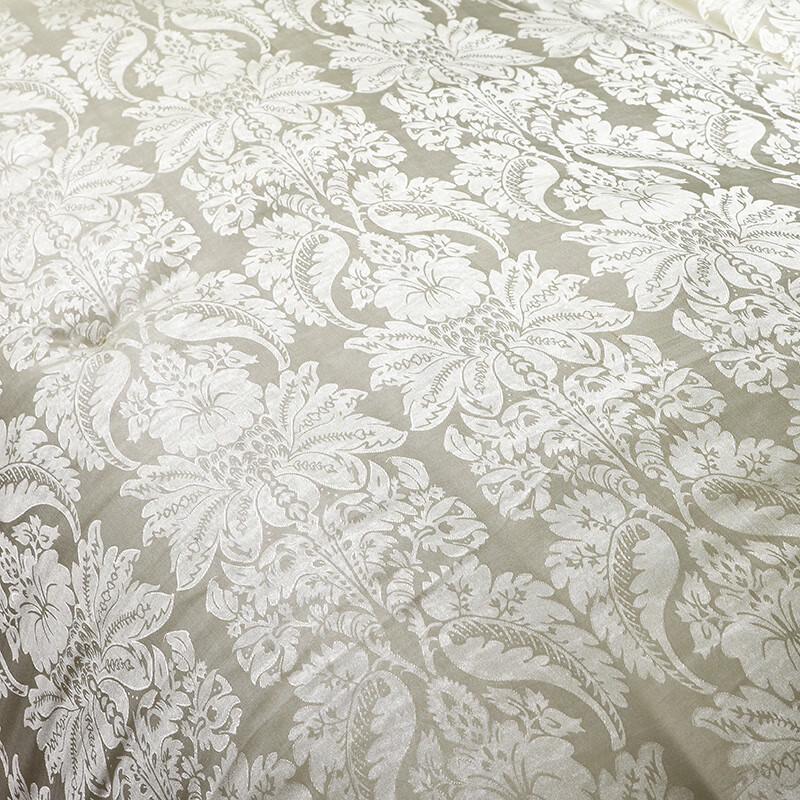MUXINZI Jacquard Satin Silk Blend Quilt