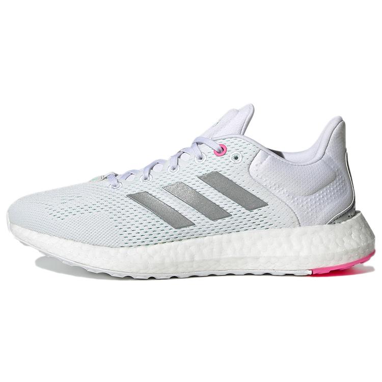 New Adidas Pureboost 21 White Silver Mint Women's GY5097