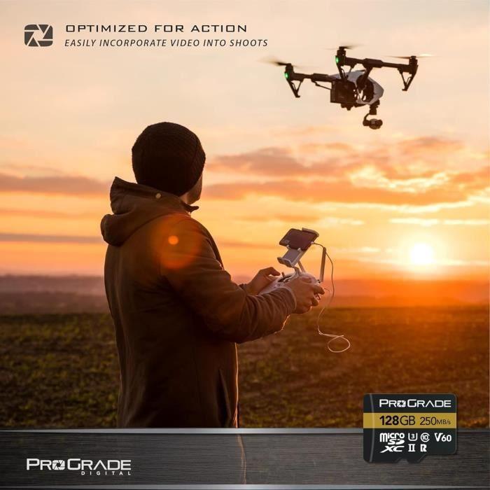 Prograde digital carte mémoire microsdxc v60 128 go
