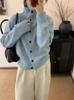Women's Autumn/Winter Retro Wool Lapel Sweater Coat - 100% Pure Knit Cardigan, Soft & Versatile