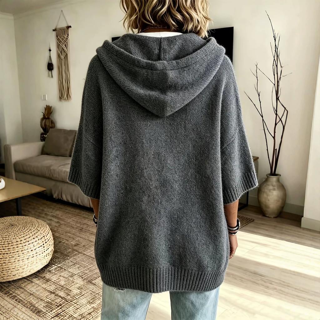 Women's Sweater, Embroidered, Loose Fit for Spring and Fall