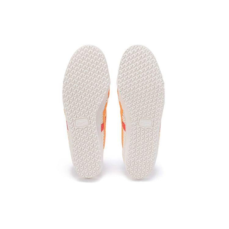 ONITSUKA TIGER Mexico 66 Sabot Klassisch Bequem Atmungsaktiv Low-Top Lifestyle Freizeitschuhe Unisex Sneaker Rot Gelb 1183A707-106