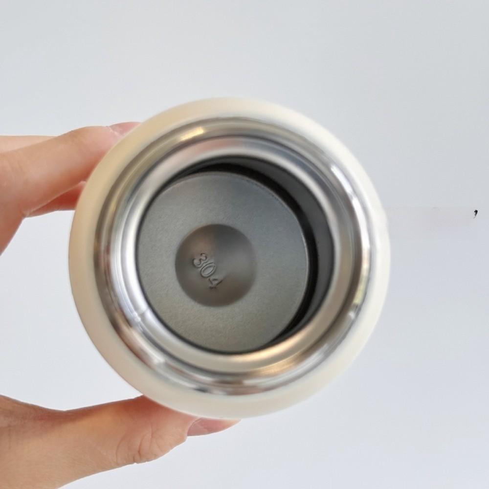 Stainless Steel Small Thermal Cup Cartoon Prints Bounce Water Bottle Students Pocket Flask