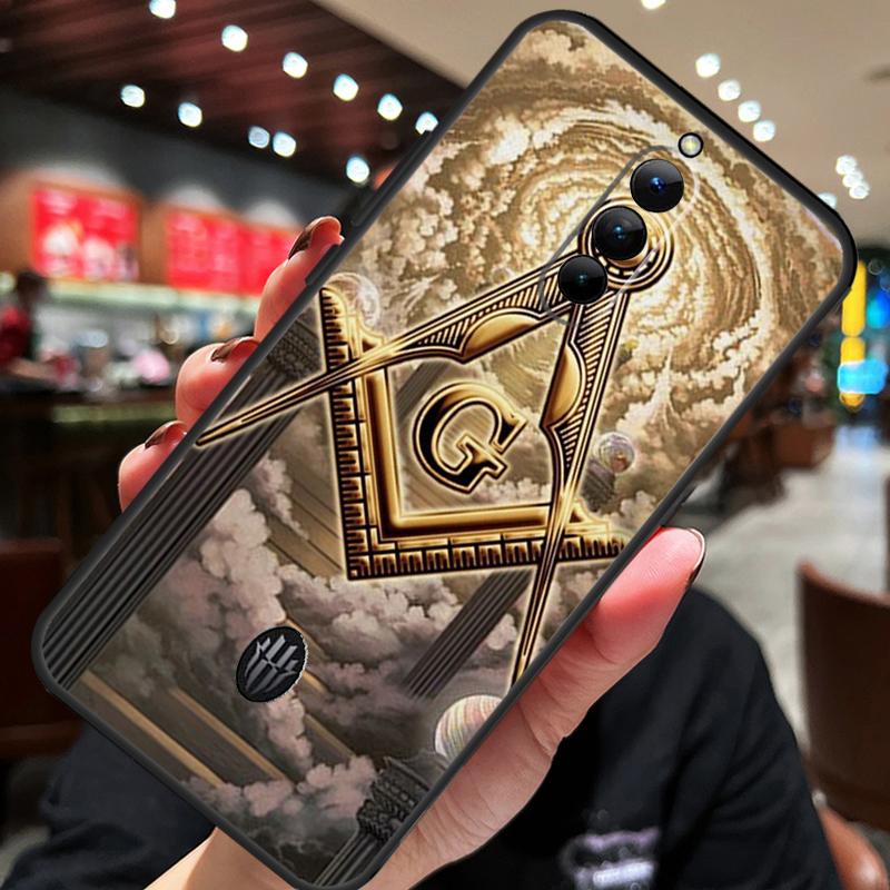 Freemasonry Logo Symbol Case For ZTE Nubia Red Magic 8S 9S 10S 8 9 10 Pro Plus 6S 7S 6 7 Pro 5G 6R 11 Pro Plus Cover