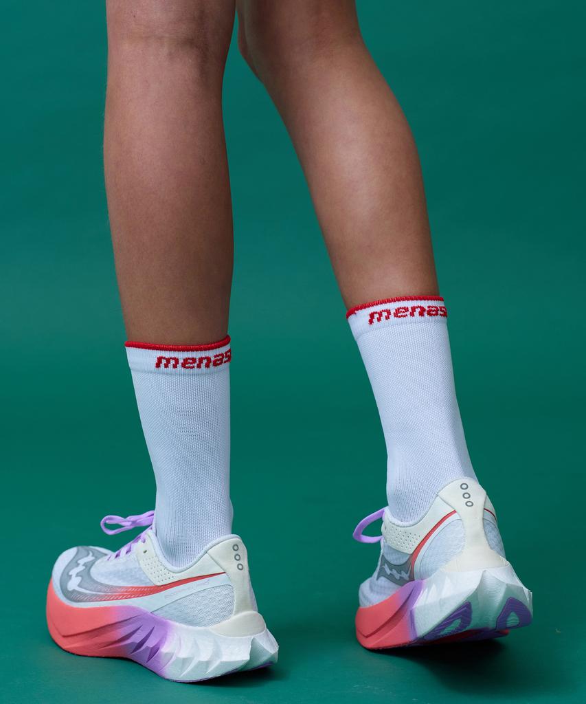 Minasu Mns Run Fit Pro Socks_White