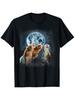 Funny Guinea Pig Howling At the Moon T-Shirt - 100% Novelty Pet Lover Gift, Cute Guinea Pigs Design,