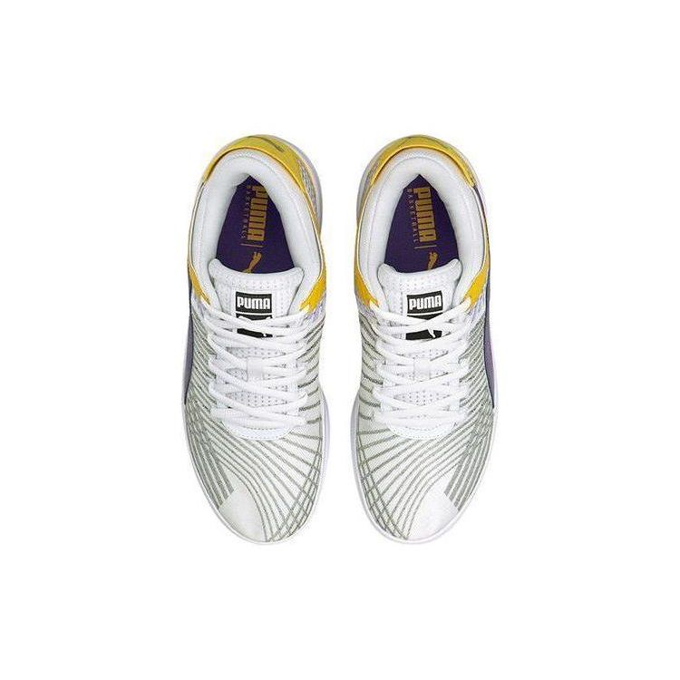 Puma Clyde All-Pro Coast 2 Coast - Lakers Unisex Sneakers White Prism-Violet 195124-02
