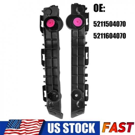 Front Bumper Brackets Retainer Side Support For Toyota Tacoma 2016- 2Pcs