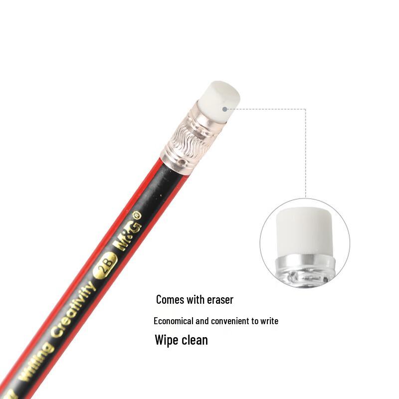 M&G AWP30937 Triangular 2B Wood Pencils