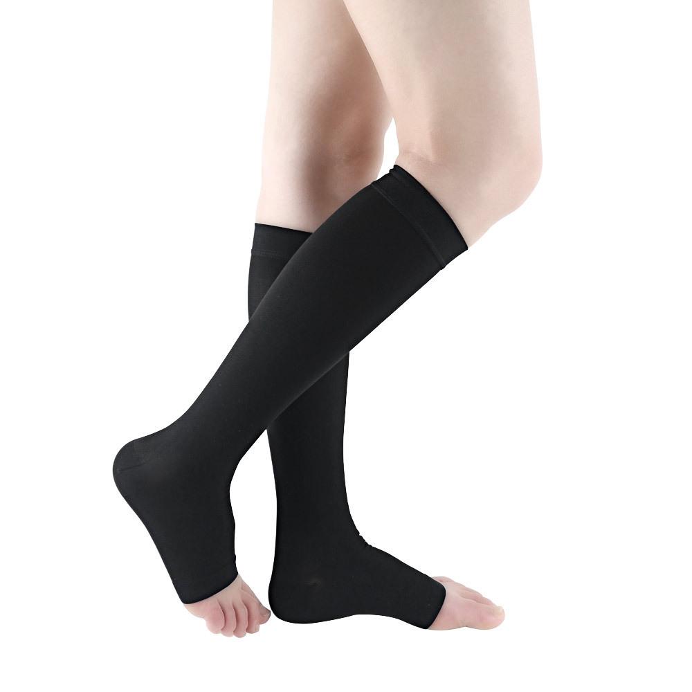 Women's Two-level Anti-varicose Pressure Non-slip Medium Tube Invisible Sweat-absorbing Elastic Plastic Leg Pressure Socks