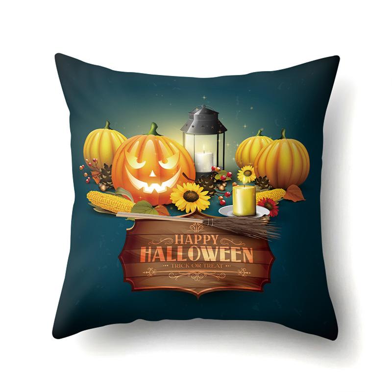 

Хэллоуин Наволочка Подушка для поясницы автомобиля Тыква Чехол для диванной подушки Офис Дом Гостиная Наволочка Pillow core not included