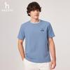 HAZZYS Men's Summer Relaxed-Fit Waffle Crew Neck T-Shirt
