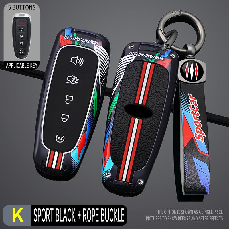 5 Buttons Car Remote Control Key Case Cover Shell Fob For Ford Escape Focus C Max Kuga Edge Explorer Taurus Keyring Accesories