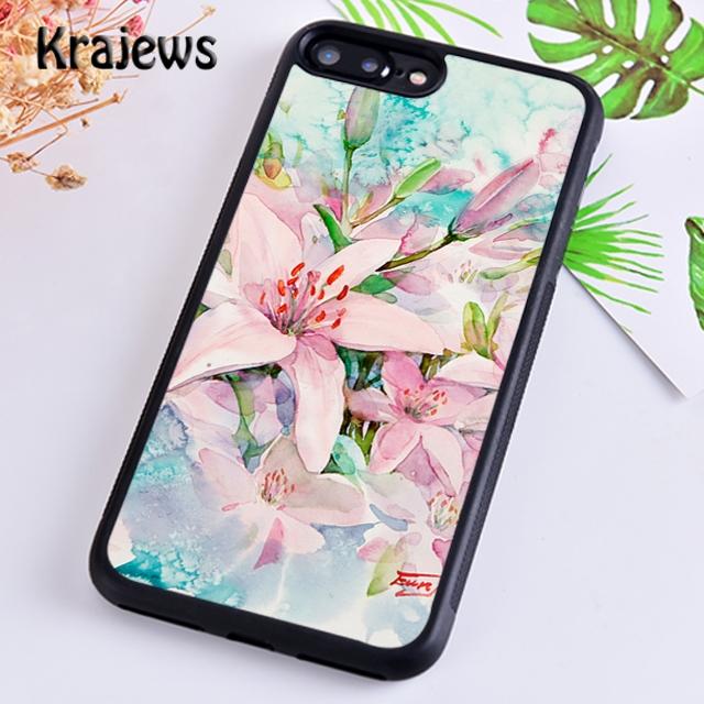 Krajews Daisy Flowers Abstract Floral Phone Case For iPhone 17 Air 16 14 plus 11 12 13 pro max